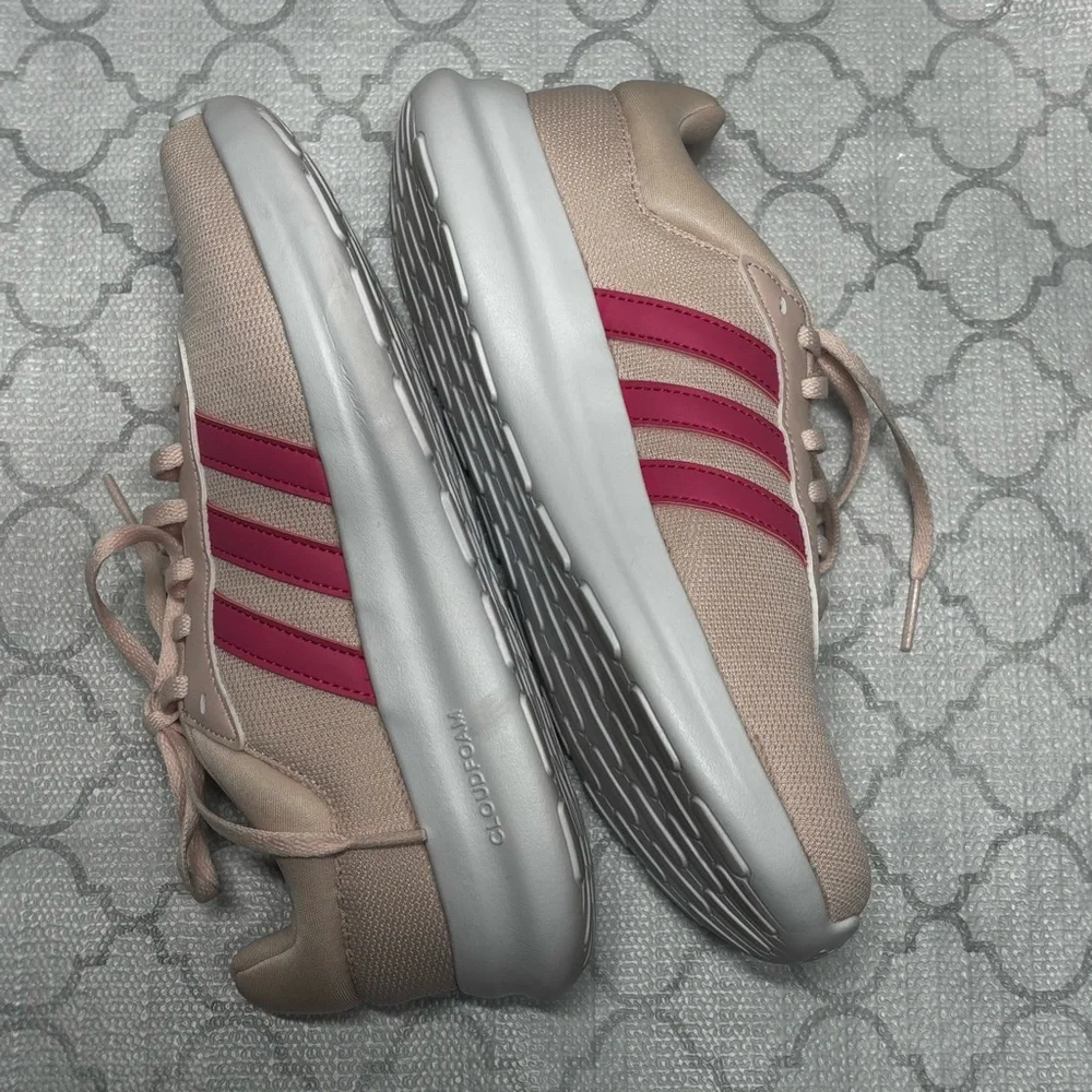 Adidas Pink LITE RACER 4.0 SHOES Women’s Size 7.5